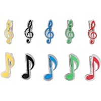 Los mejores  - Futheda 10 clips de plástico para notas musicales de piano- estilo perfecto- clips de página